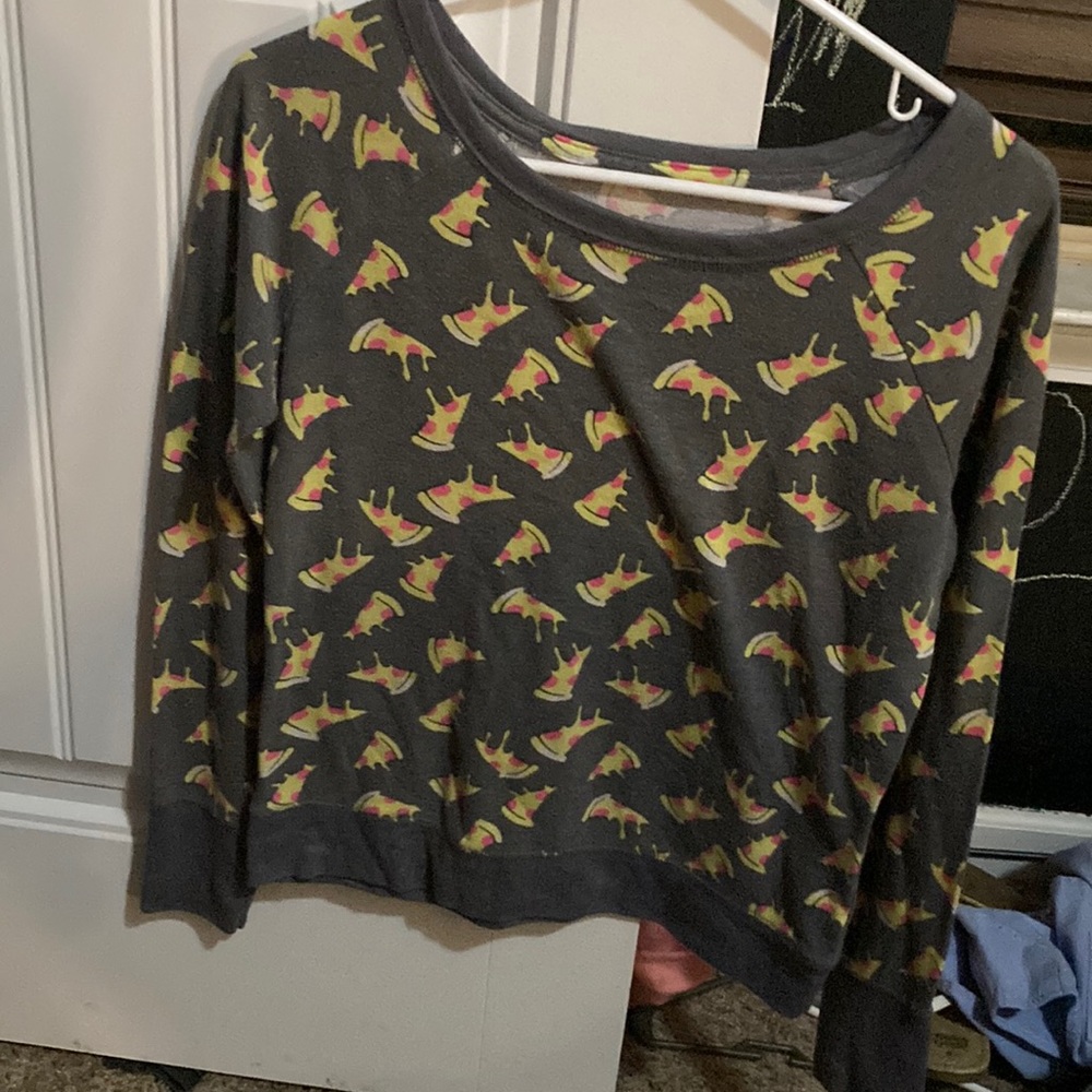 Medium pizza shirt used to wear it to bed don’t worry no more